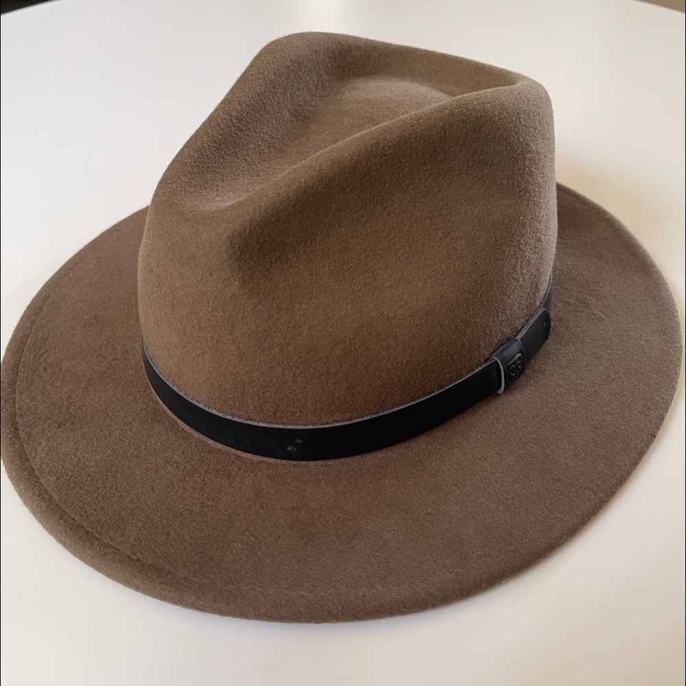 Brixton Brown Felt Fedora Hat